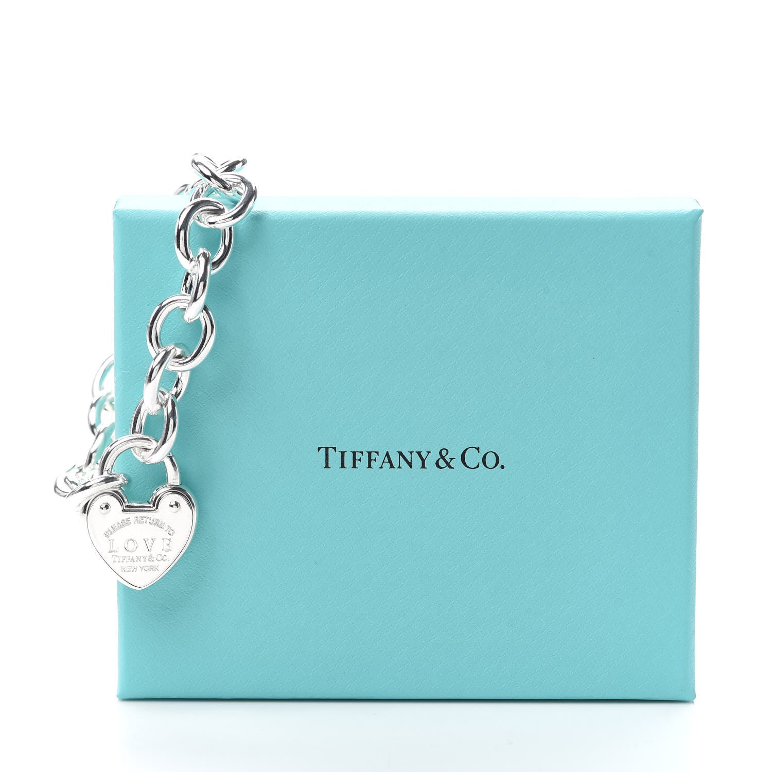 Tiffany Sterling Silver Return to Tiffany Love Lock Bracelet 5 of 5