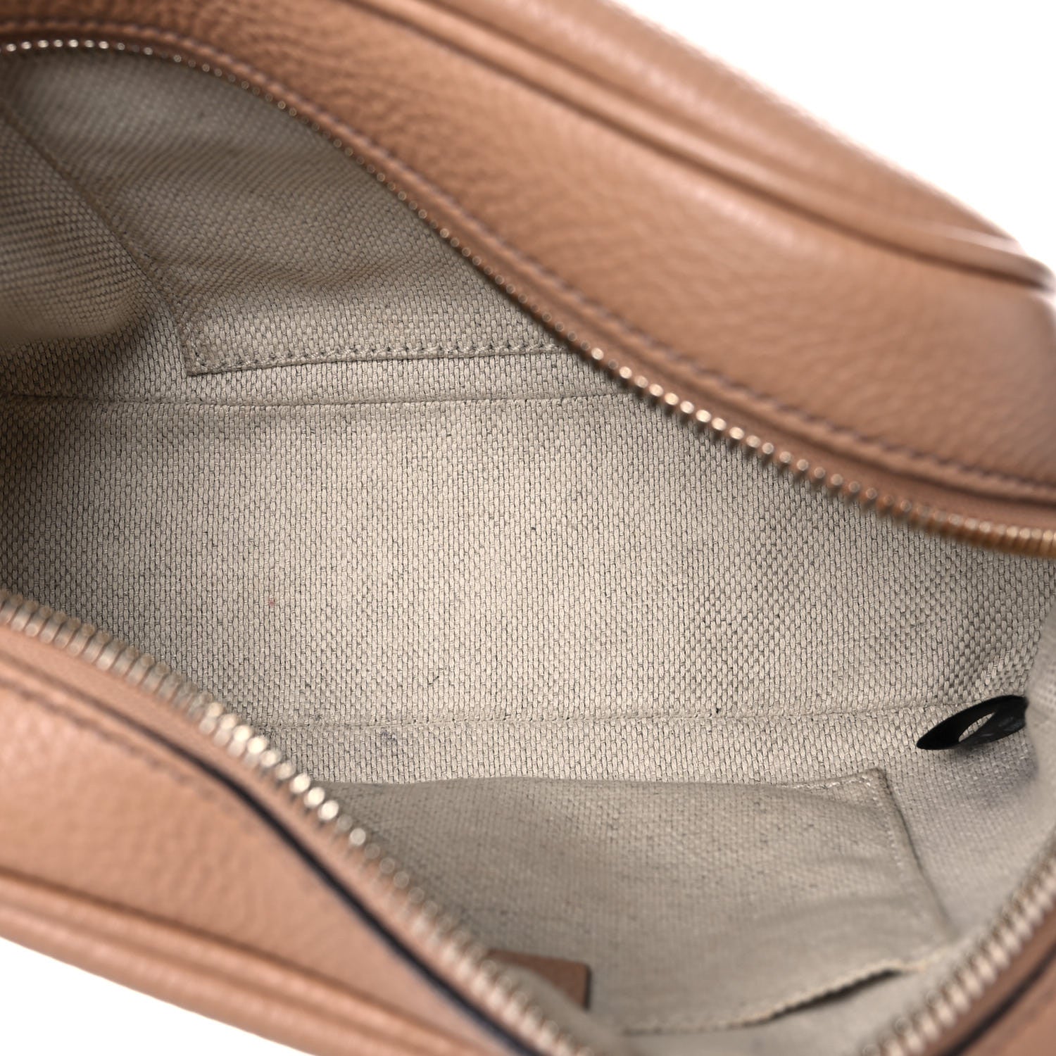 Gucci Pebbled Calfskin Small Soho Disco Bag Camelia 10 of 15