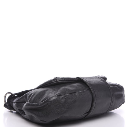 Chanel Glazed Caviar Coco Rider Flap Hobo Dark Grey 3 of 11