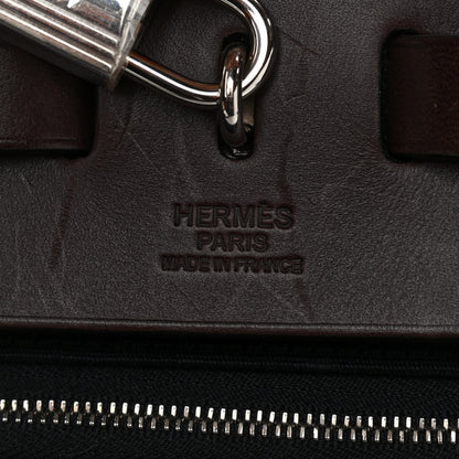 Hermes Toile Vache Hunter Herbag Zip 39 MM Black Ebene 7 of 12