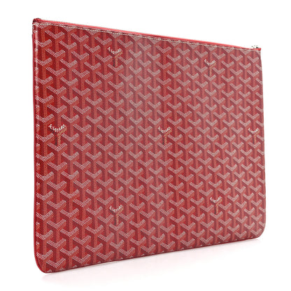 Goyard Goyardine Senat Pochette GM Red 3 of 6