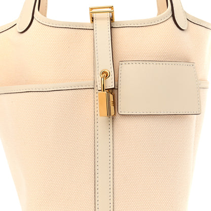 Hermes Toile Goeland Swift Cargo Picotin Lock 18 Nata 8 of 11