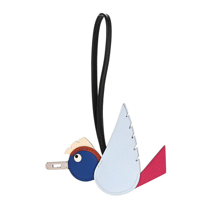 Hermes Epsom Swift Chevre Mysore Birdy Bag Charm Bleu Brume Rose Mexico Bleu Royal Cuivre Nata Black 1 of 5