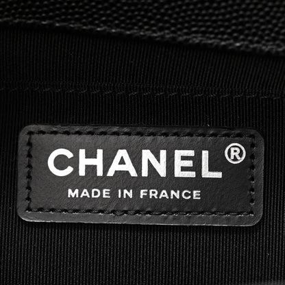 Chanel Caviar Quilted Medium Boy Flap Black 6 of 10