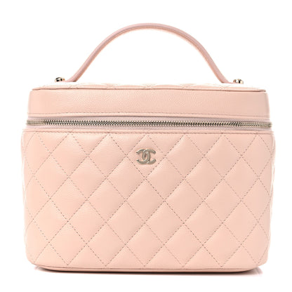 Chanel Caviar Quilted Large Vanity Pouch Light Beige 1 of 11