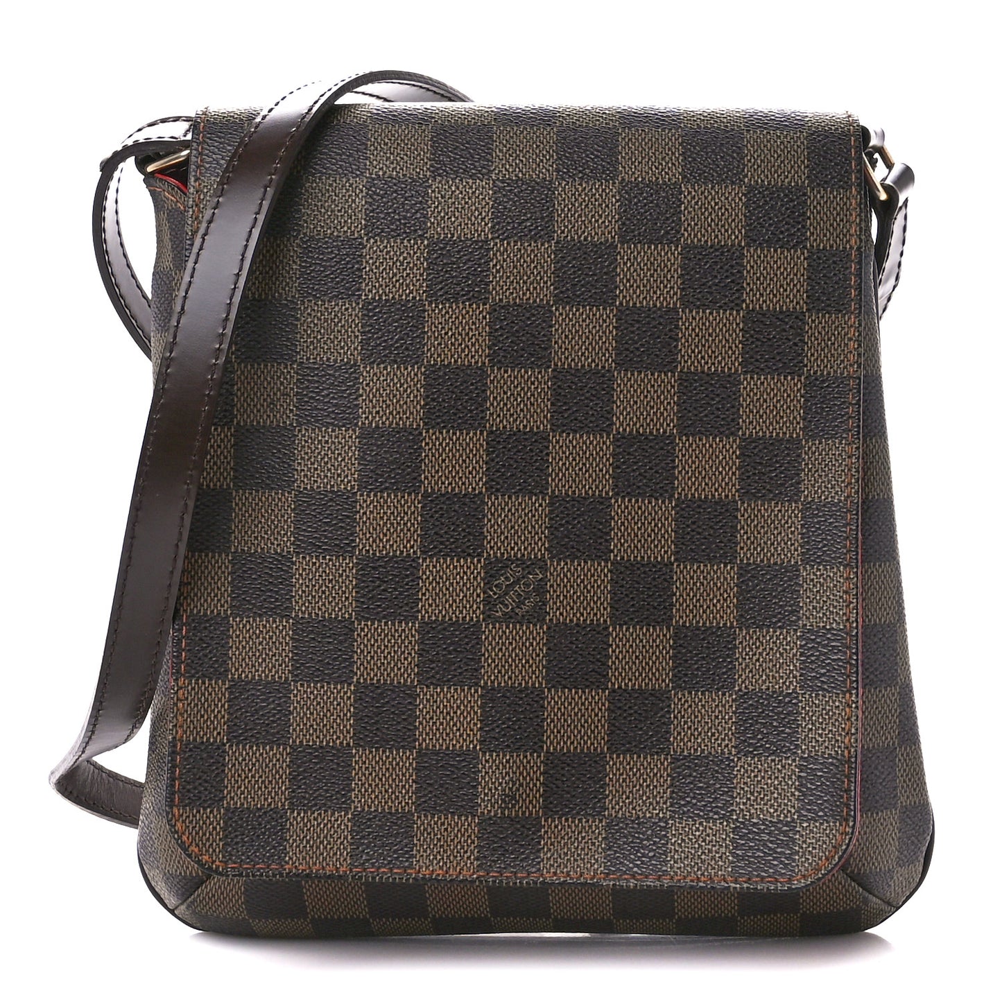 Damier Ebene Musette Salsa Long Strap