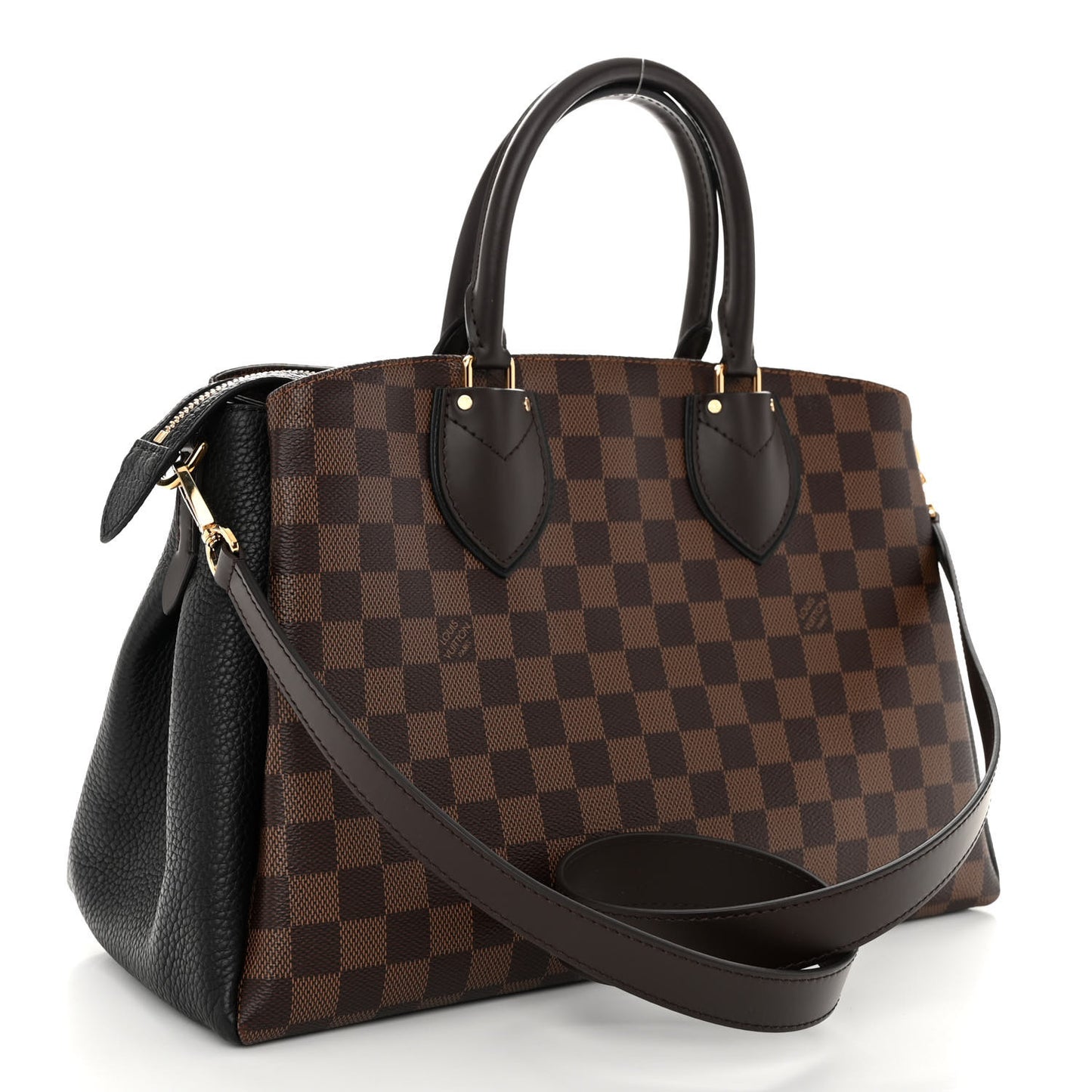 Cuir Taurillon Damier Ebene Normandy Black