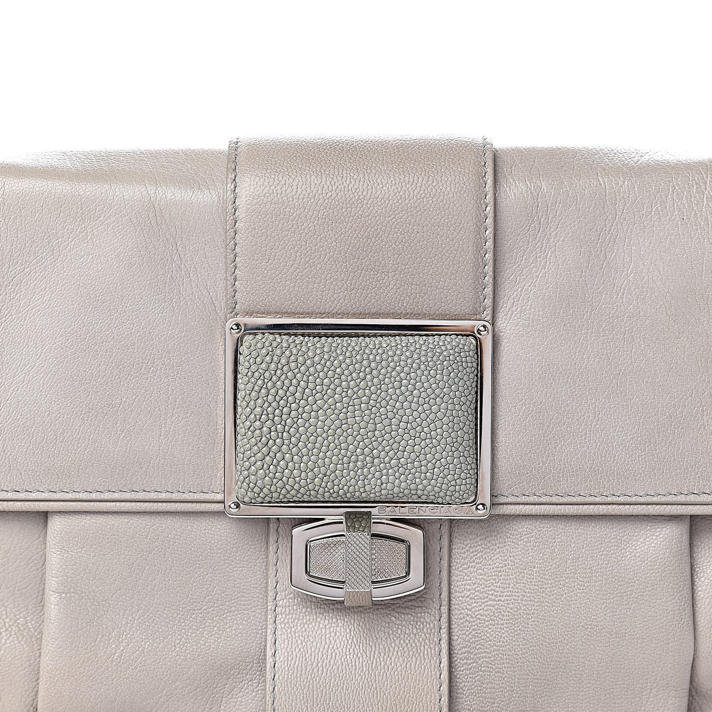 Chevre Stingray Clutch Grey