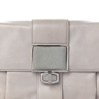 Balenciaga Chevre Stingray Clutch Grey 9 of 13