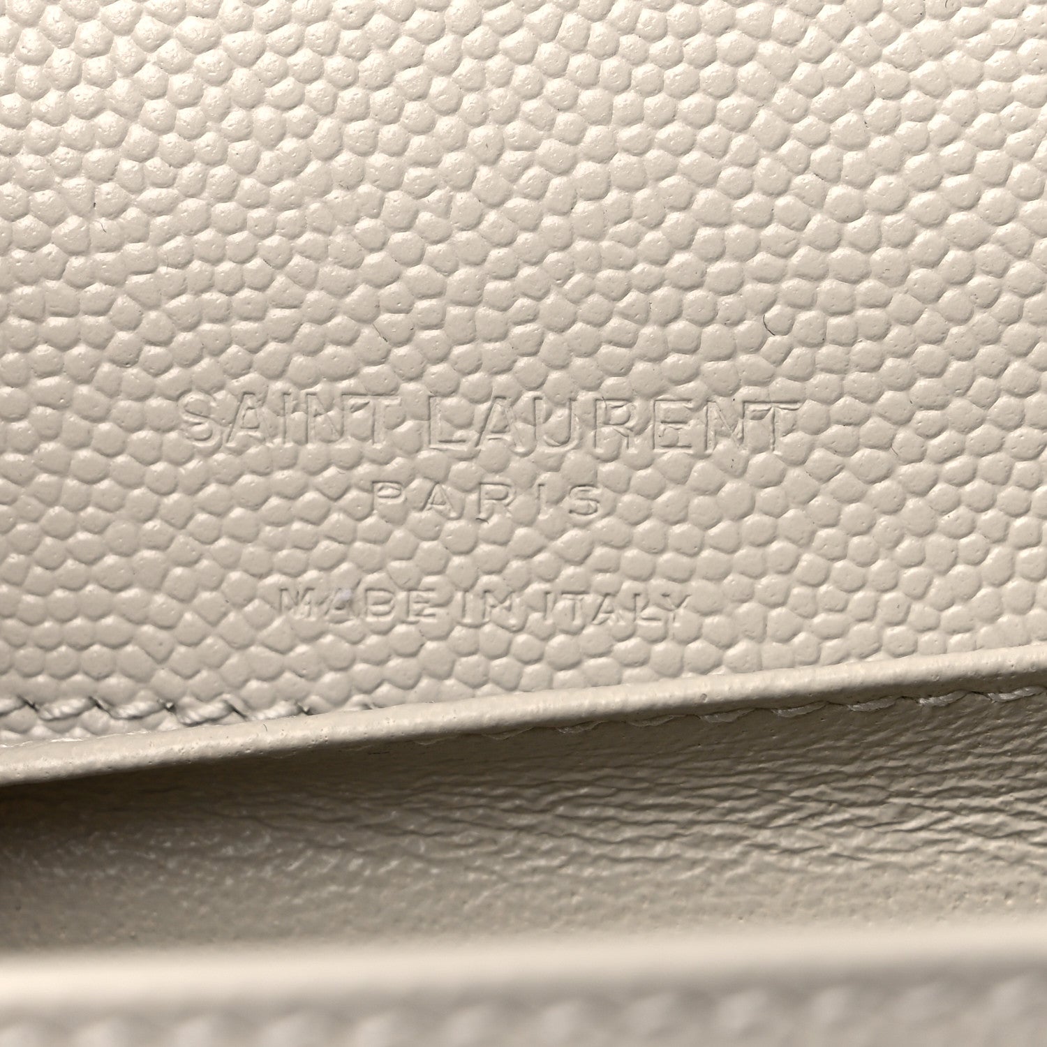 Saint Laurent Grain De Poudre Monogram Kate Belt Bag Crema Soft 6 of 8