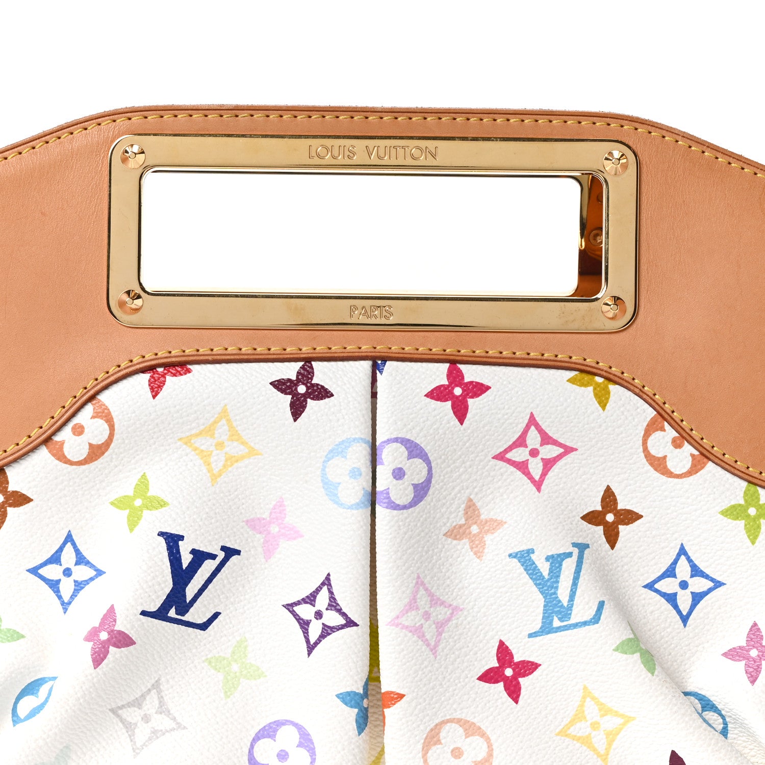 Louis Vuitton Monogram Multicolor Judy MM White 7 of 9