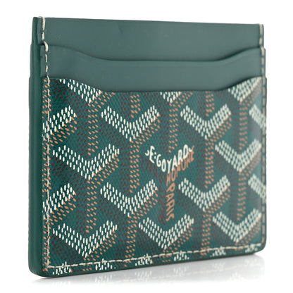 Goyard Goyardine Saint Sulpice Card Holder Green 3 of 8