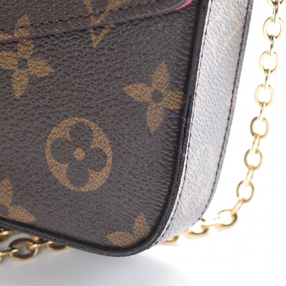 Louis Vuitton Monogram Pochette Felicie Chain Wallet Fuchsia 13 of 17