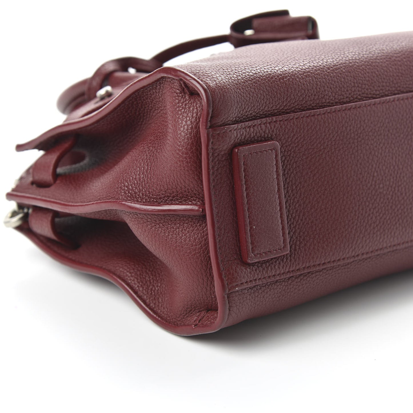Grained Calfskin Nano Sac De Jour Souple Palissandre