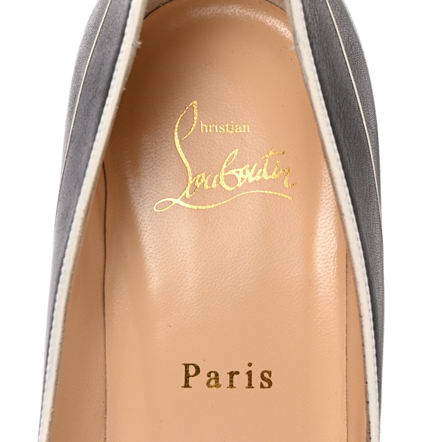 Christian Louboutin Calfskin Undessin Alta 120 Pumps 39 Black White 7 of 13