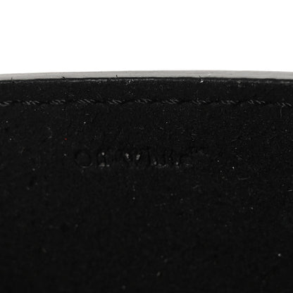 Off-White Calfskin Jitney 2.8 Meteor Shower Top Handle Bag Black 5 of 10