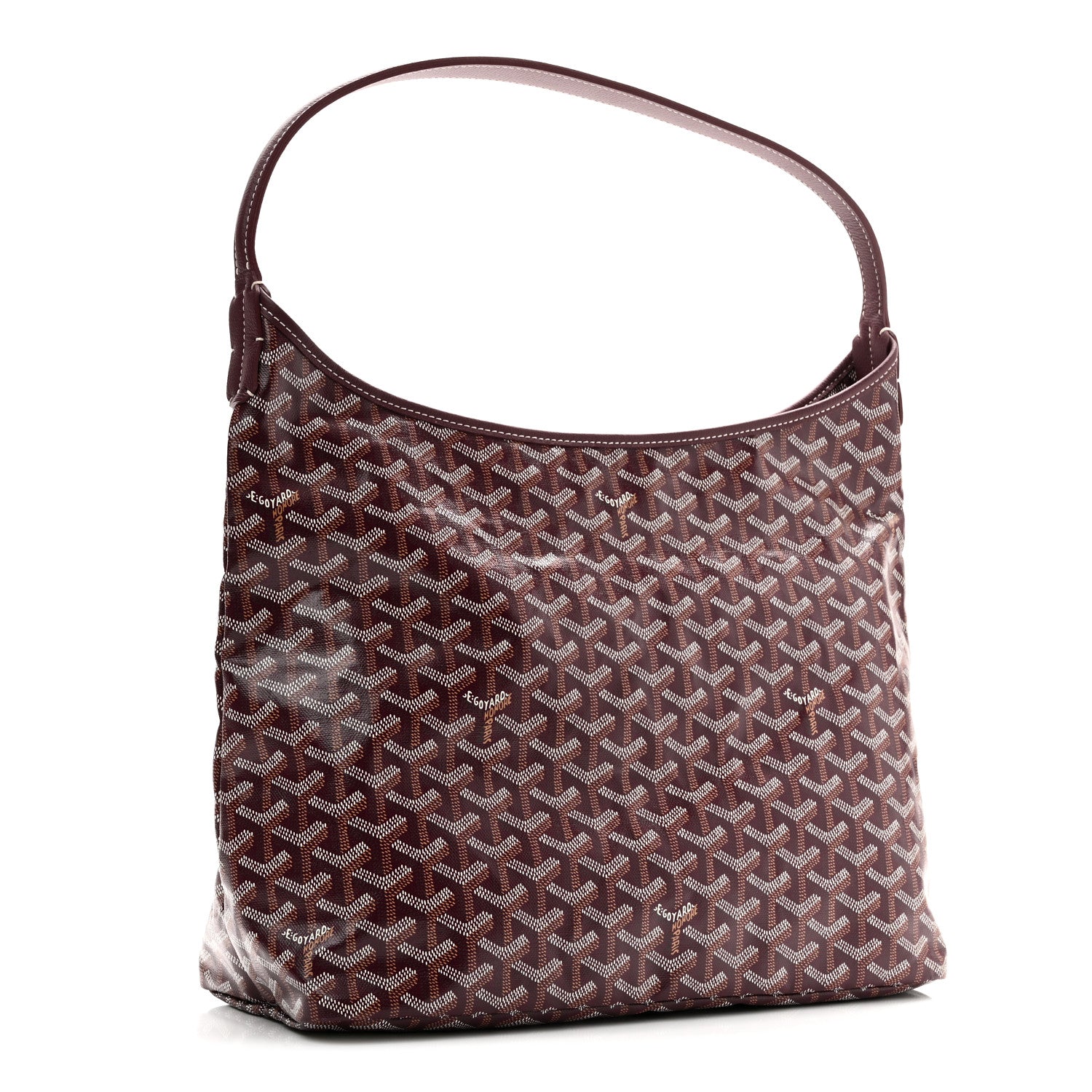 Goyard Goyardine Boheme Hobo Burgundy 4 of 11