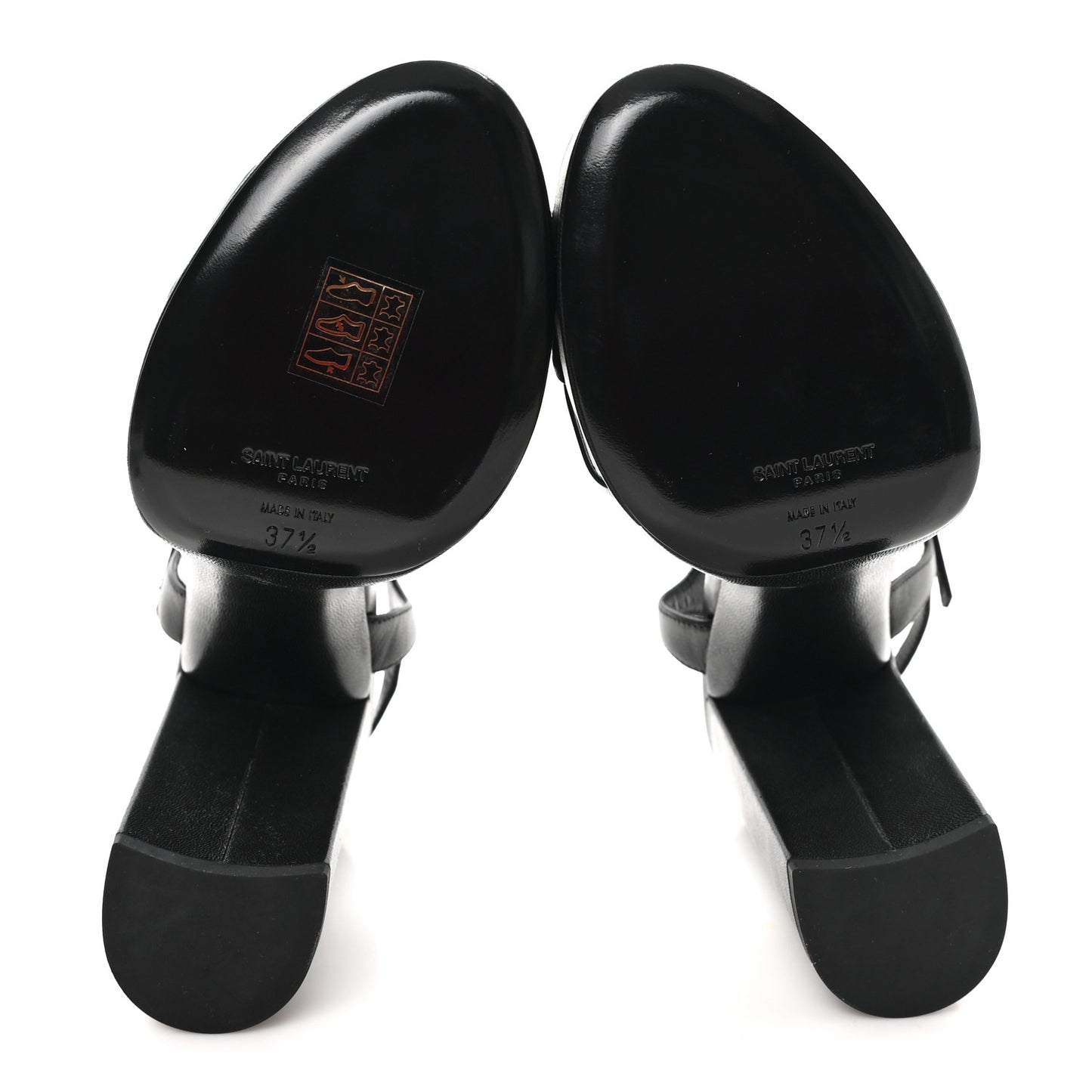 Vendome Bianca 85 Platform Sandals 37.5 Black