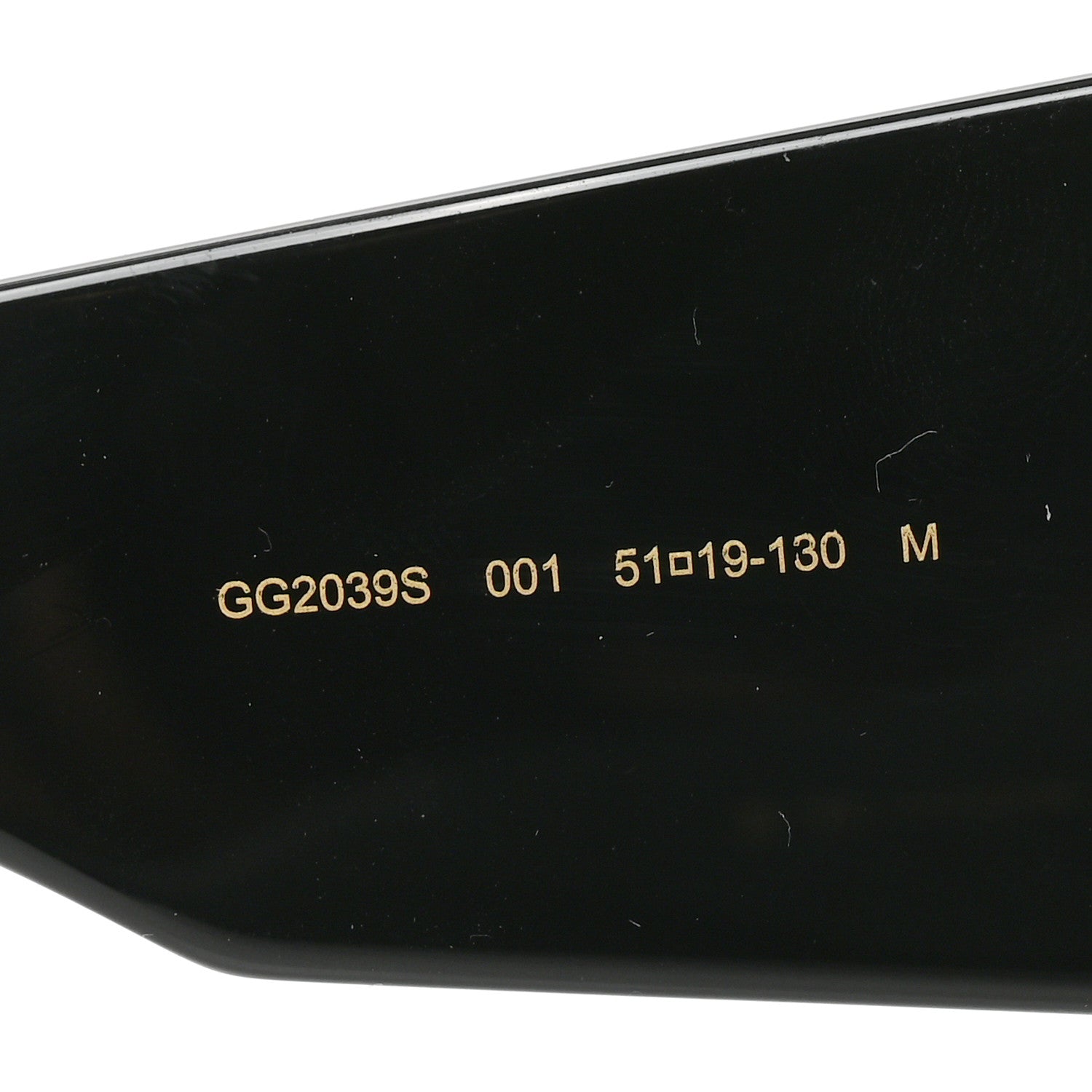 Gucci Acetate Square Frame Sunglasses GG2039S Black 6 of 7