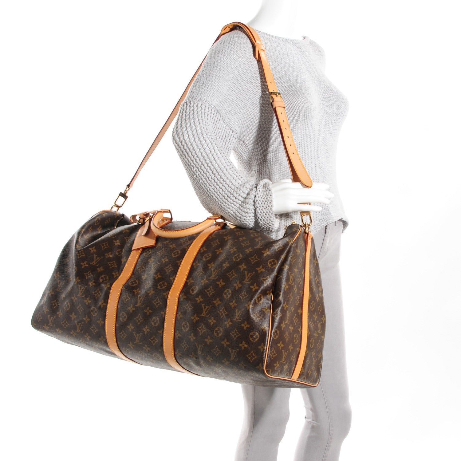Louis Vuitton Monogram Keepall Bandouliere 60 2 of 9