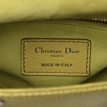 Christian Dior Lizard Gradient Mini Lady Dior Yellow Dark Green 6 of 12