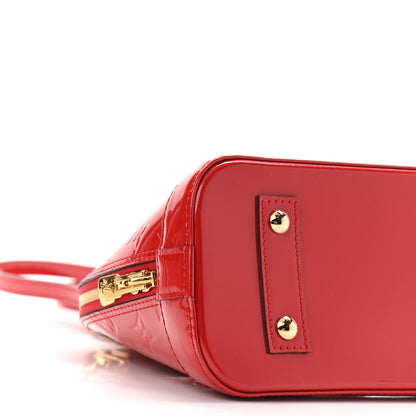 Louis Vuitton Vernis Alma BB Cherry 7 of 8