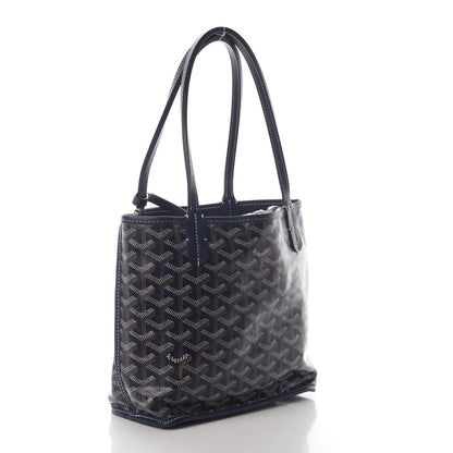 Goyard Goyardine Reversible Mini Anjou Navy 3 of 8