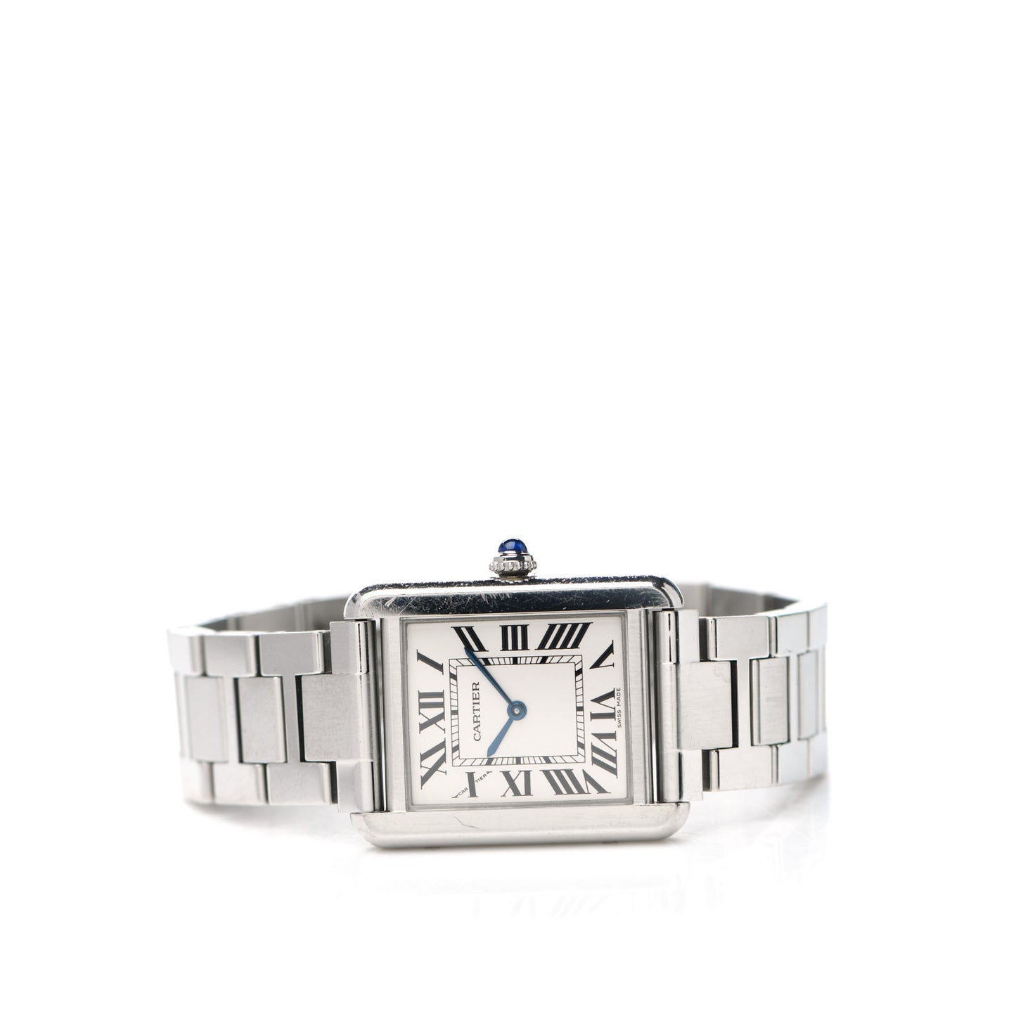 Stainless Steel 24mm Tank Solo Quartz Watch
