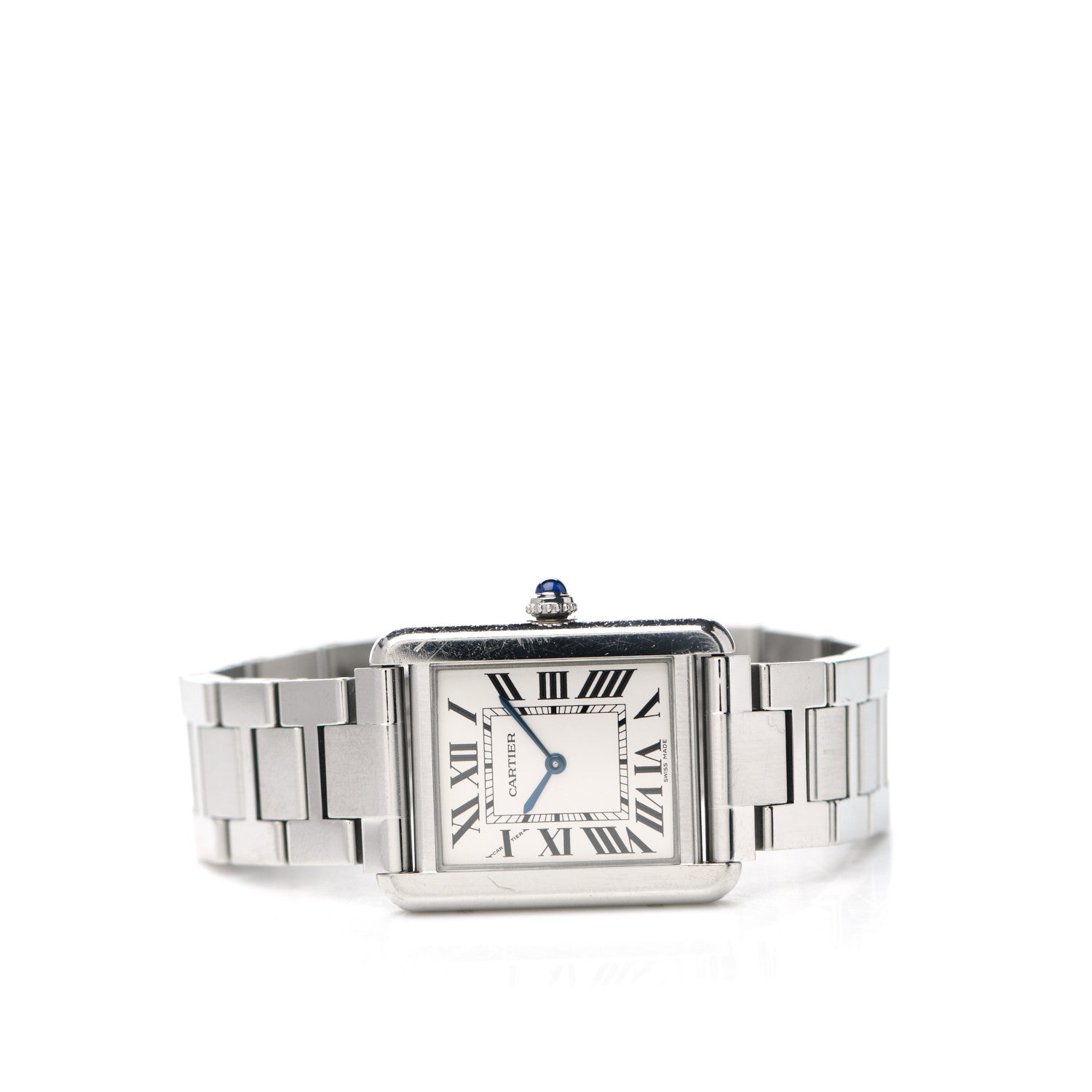 Cartier Stainless Steel 24mm Tank Solo Quartz Watch 2 of 4