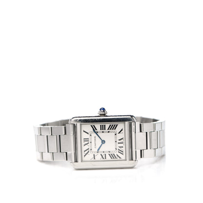Cartier Stainless Steel 24mm Tank Solo Quartz Watch 2 of 4