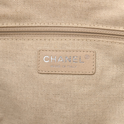 Chanel Mixed Fibers Medium Deauville Tote Beige 7 of 15