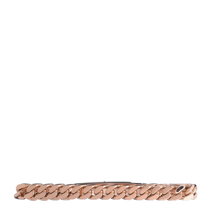 Hermes 18K Rose Gold Diamond PM Kelly Chaine Bracelet SH 3 of 4