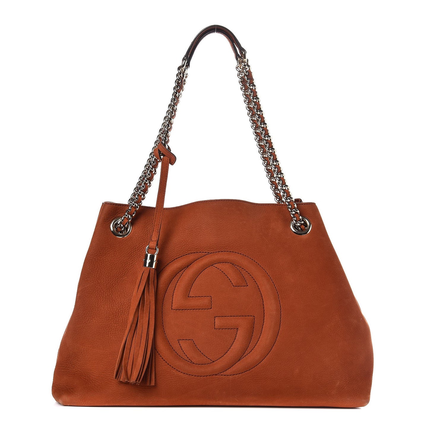 Vitello Range Medium Soho Chain Shoulder Bag Old Whisky