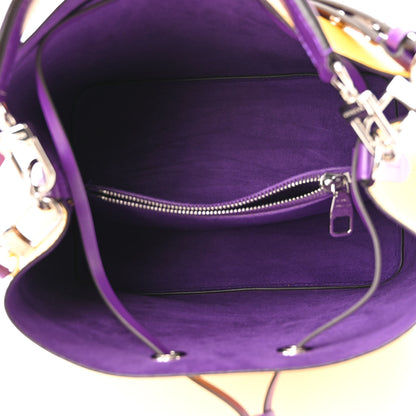 Louis Vuitton Epi NeoNoe MM Citron Violet 5 of 11