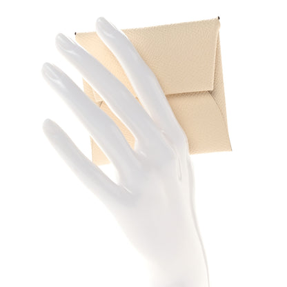 Hermes Epsom Bastia Coin Purse Craie 2 of 8