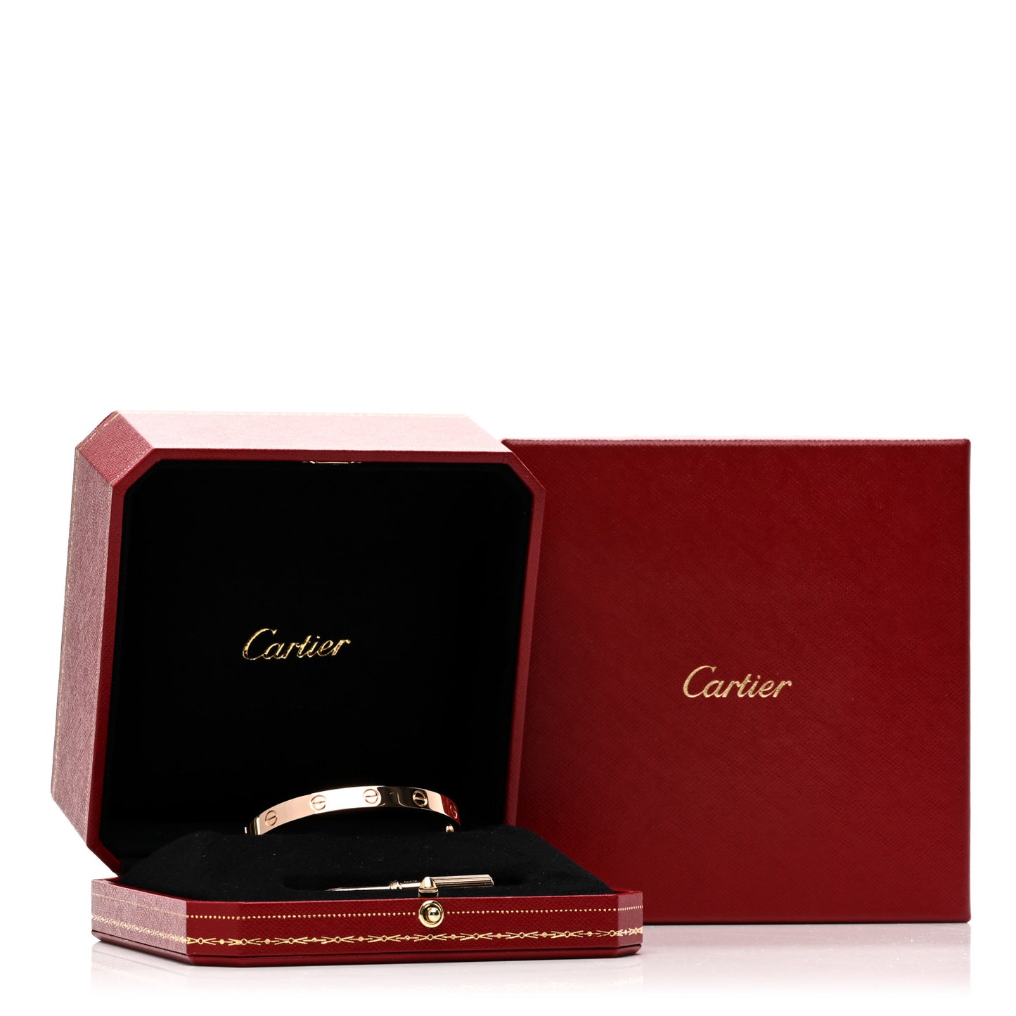 18K Pink Gold LOVE Bracelet 16