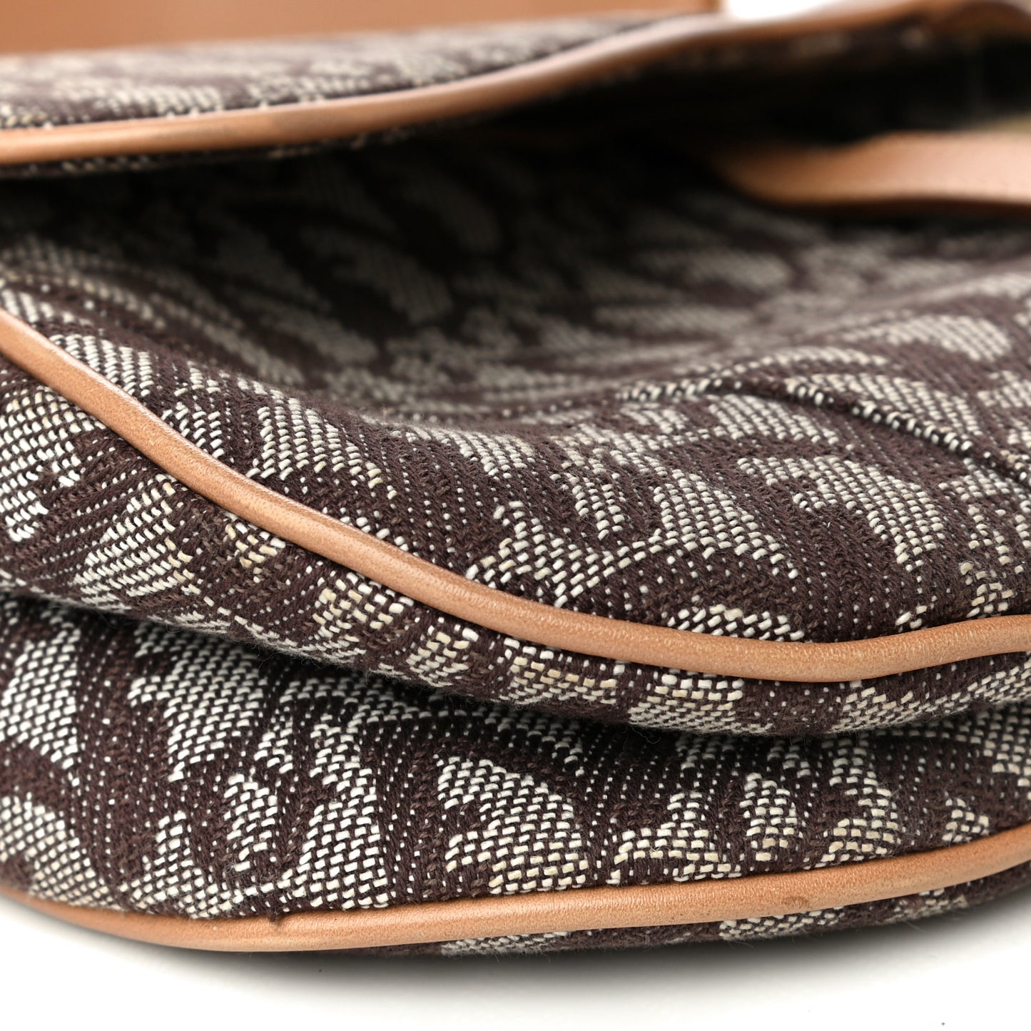 Monogram Saddle Bag Brown