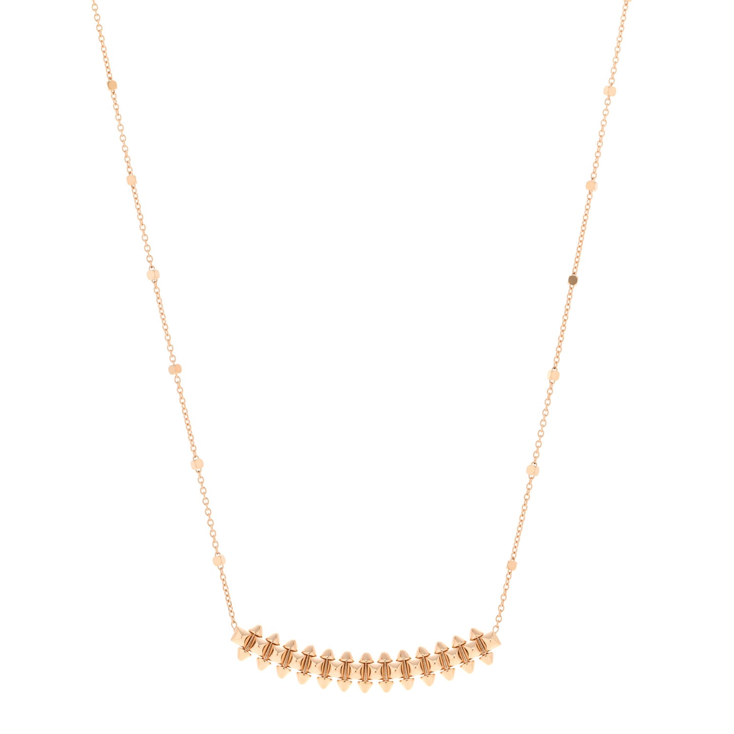 18K Pink Gold Small Clash de Cartier Necklace