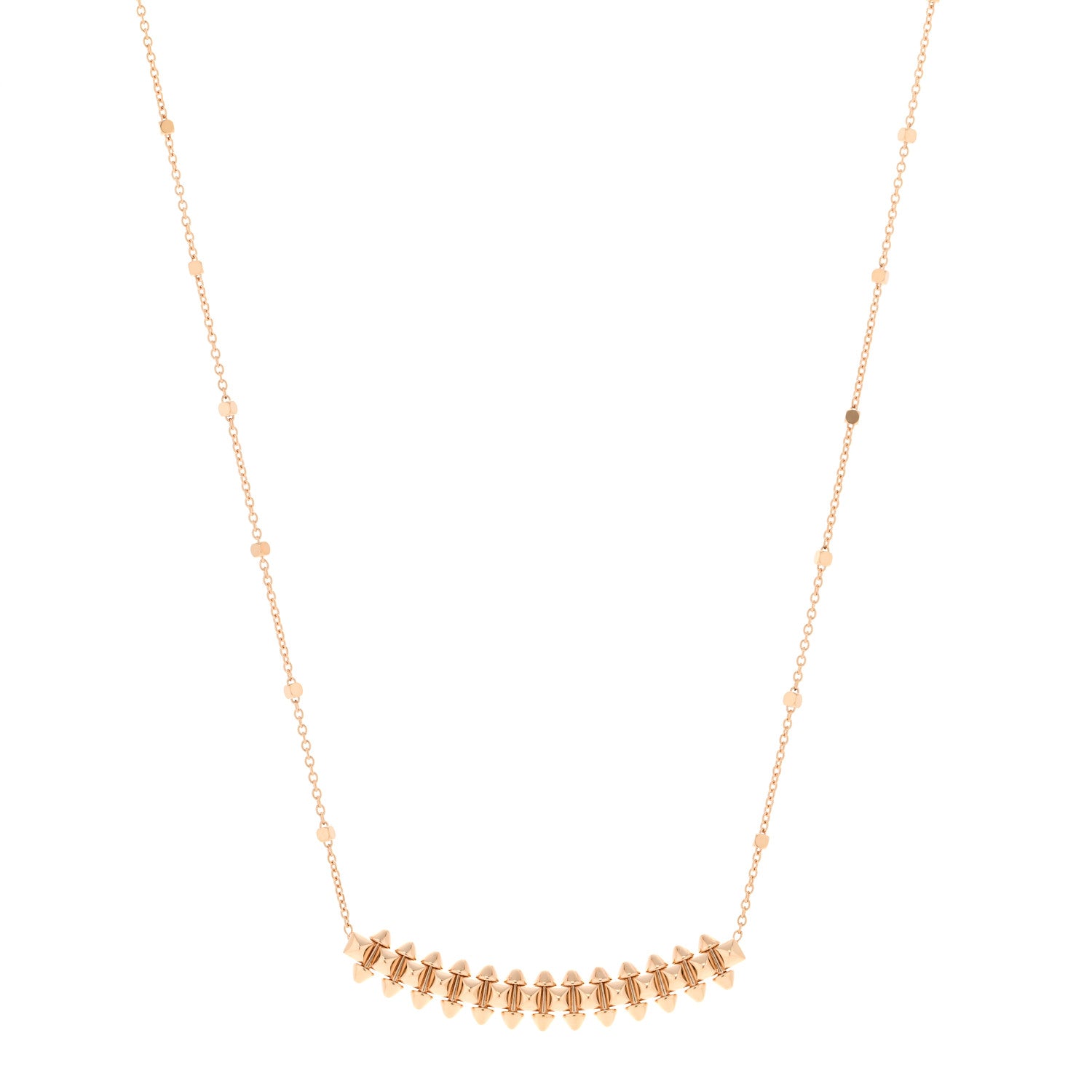 Cartier 18K Pink Gold Small Clash de Cartier Necklace 1 of 6
