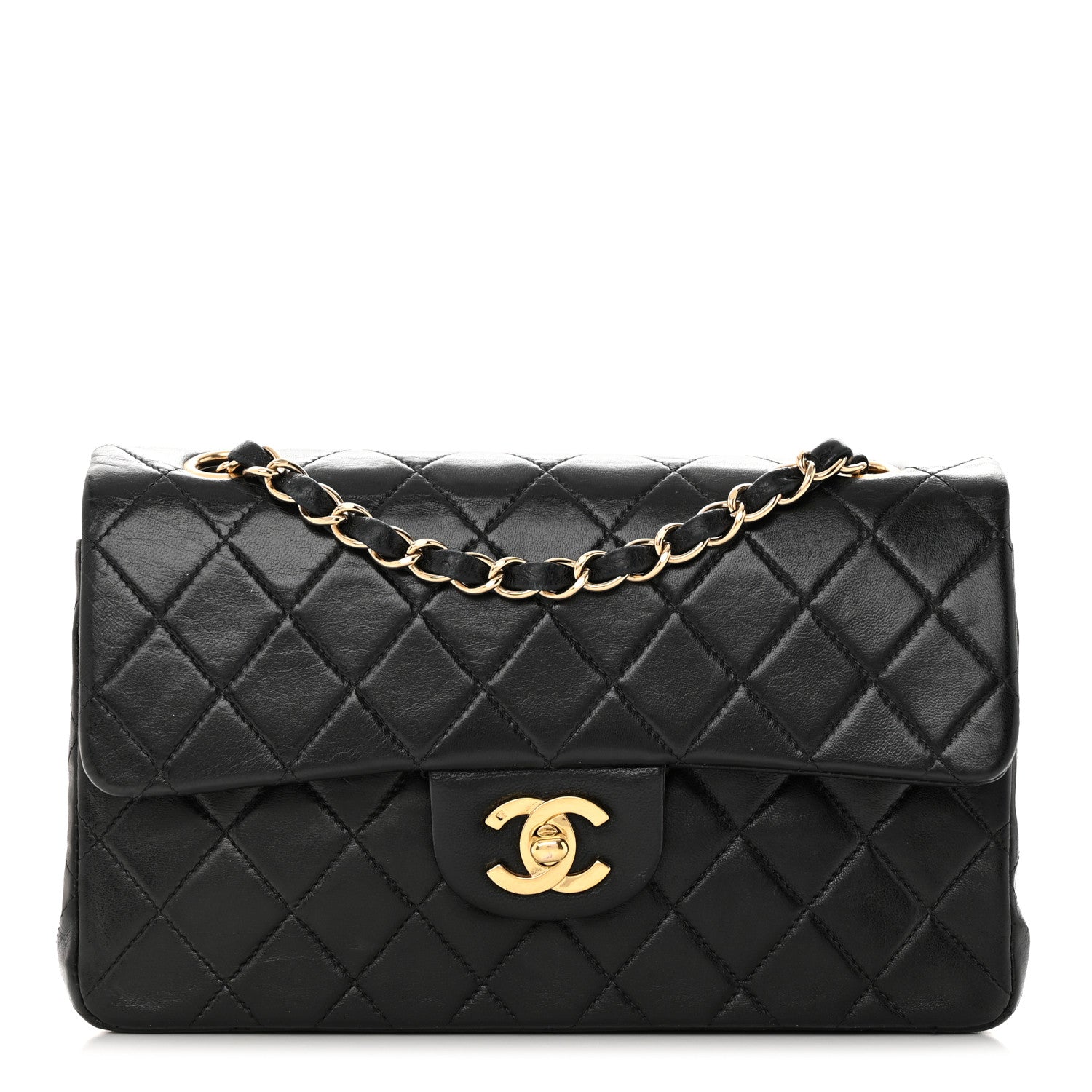 Chanel Lambskin Quilted Medium Double Flap Black 1 of 21