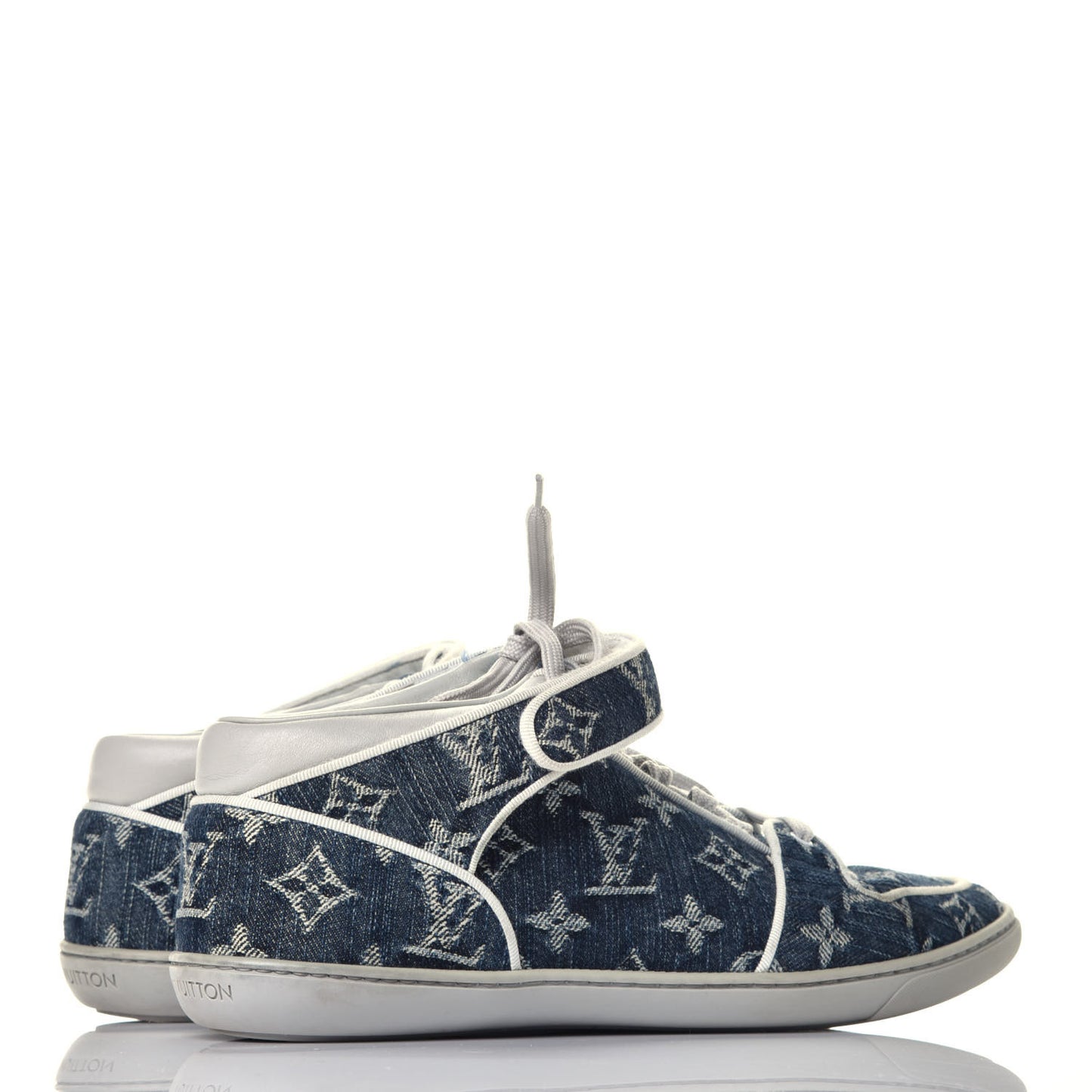Monogram Denim Acapulco Sneakers 37 Blue