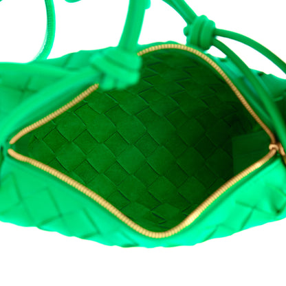 Bottega Veneta Nappa Intrecciato Mini Loop Camera Bag Parakeet 5 of 9