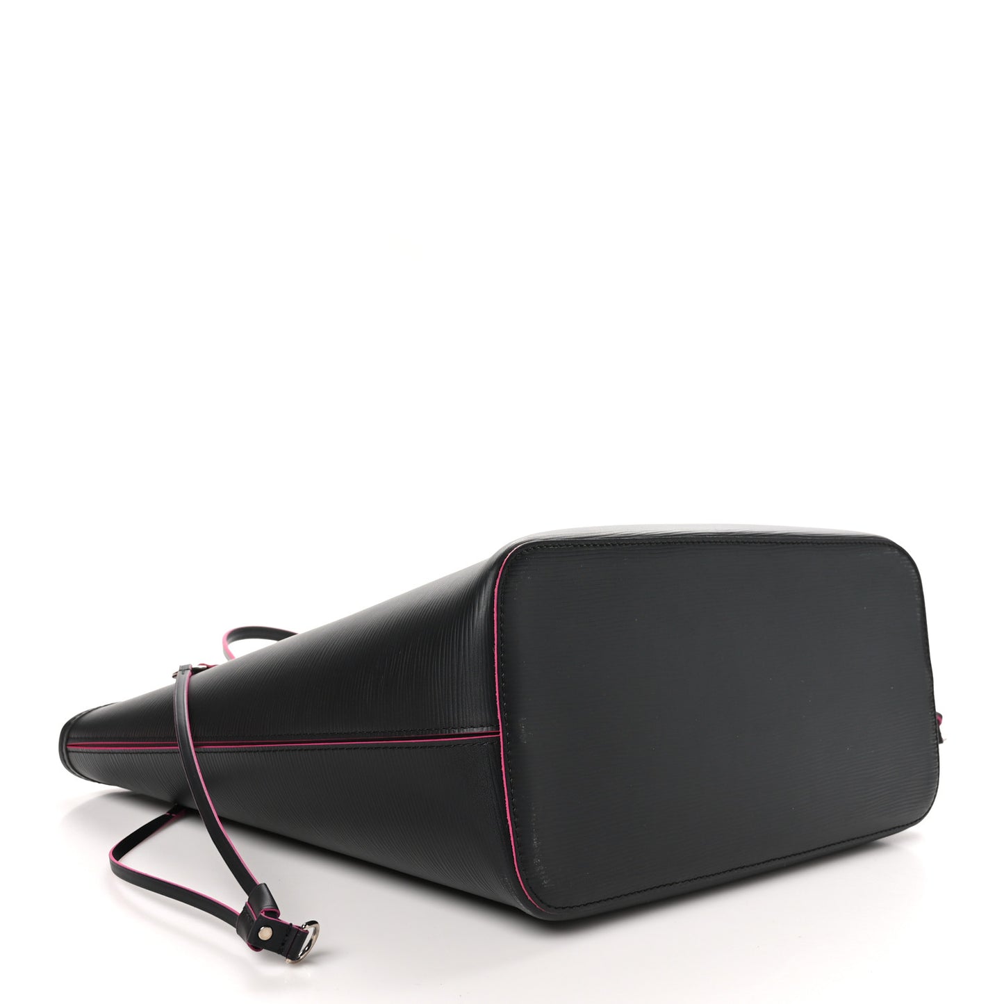 Epi Neverfull MM Black Hot Pink
