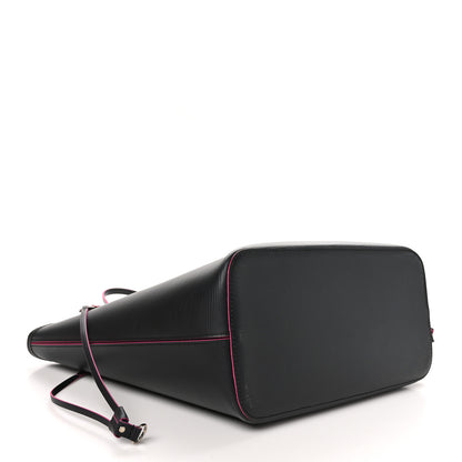Louis Vuitton Epi Neverfull MM Black Hot Pink 5 of 11