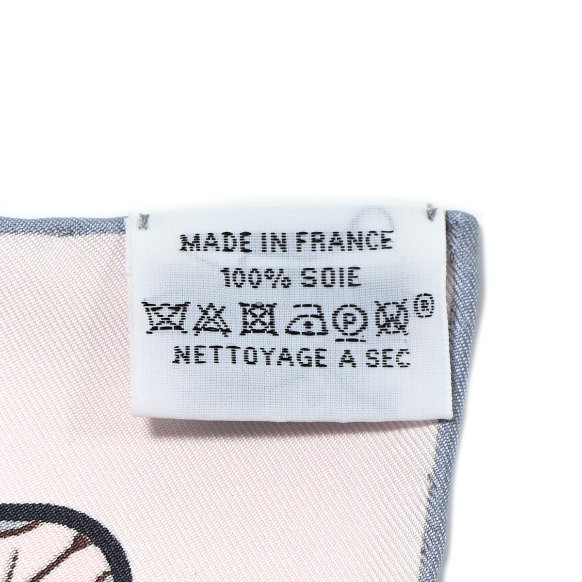 Hermes Silk Carre Duels Oniriques Scarf 90 Rose Pale Gris Jaune 6 of 7