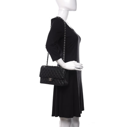 Chanel Caviar Quilted Medium Double Flap Black 2 of 10