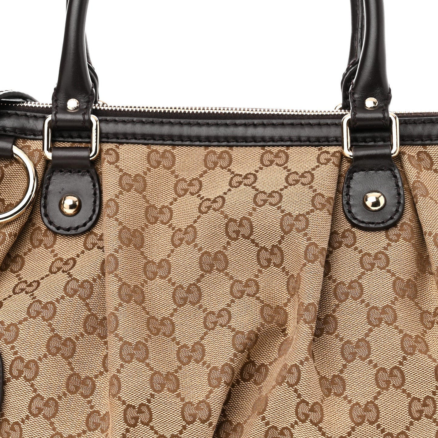 Monogram Medium Sukey Top Handle Dark Brown
