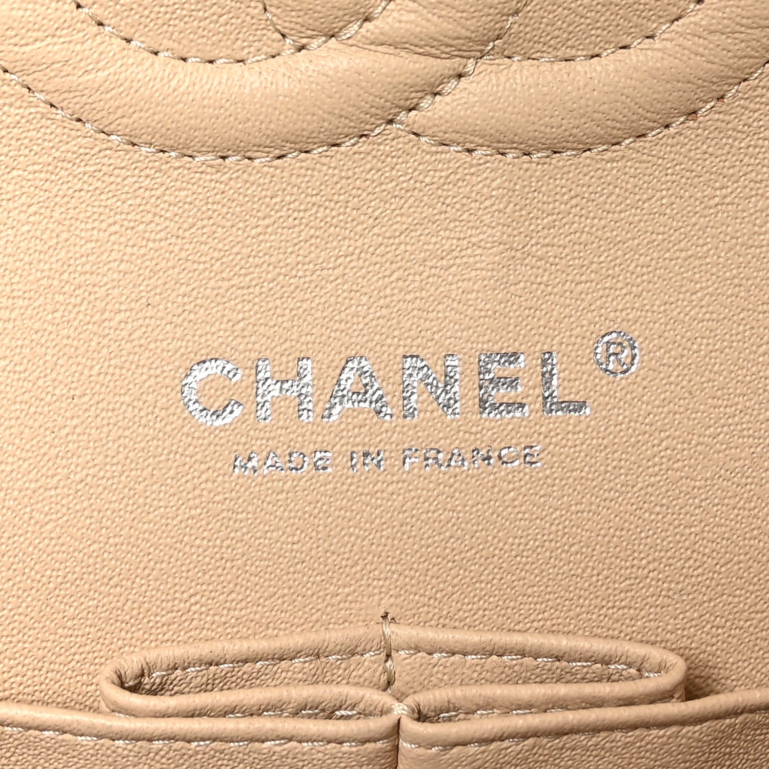 Chanel Caviar Quilted Medium Double Flap Beige Clair 6 of 10
