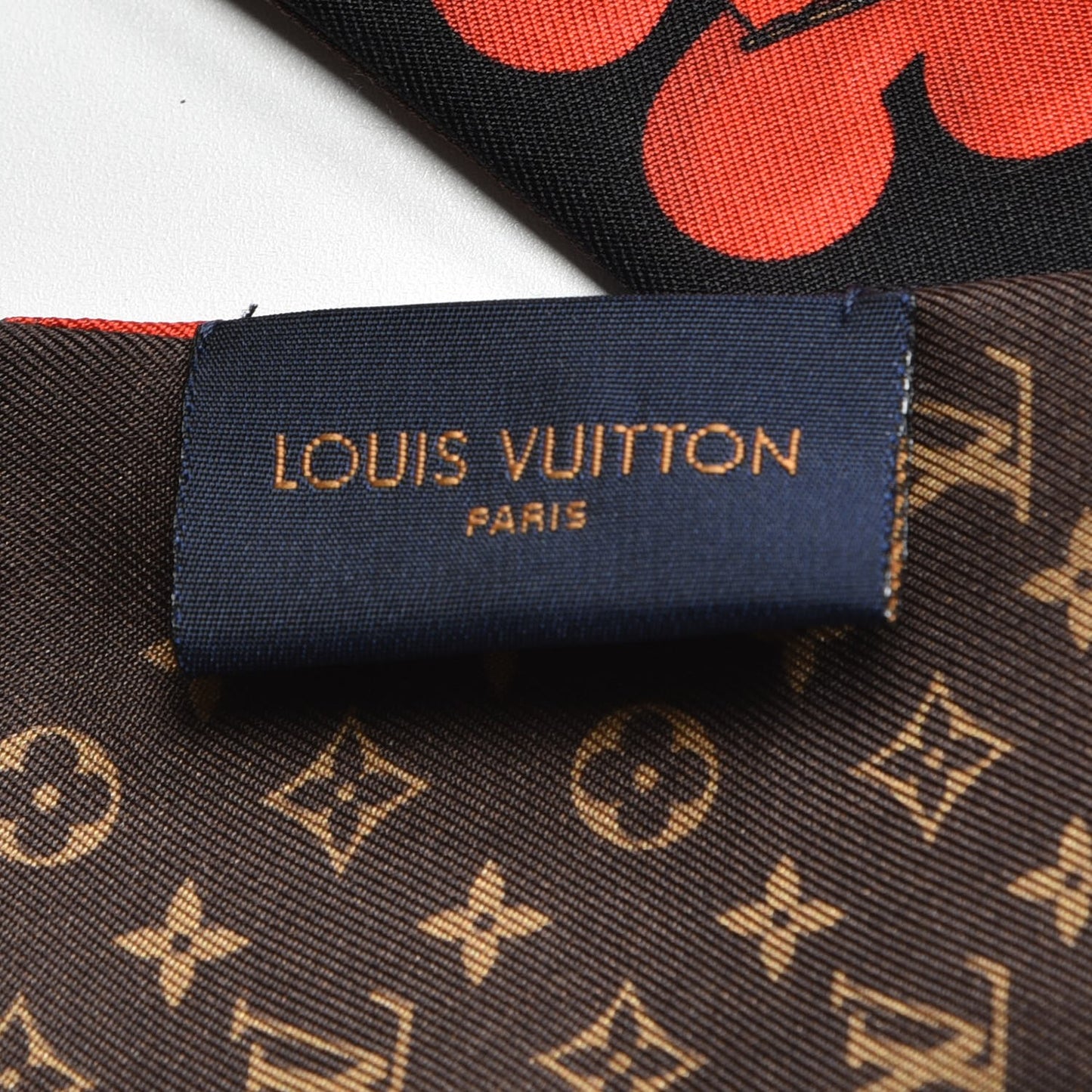 Silk Monogram Kabuki Stickers BB Bandeau Black
