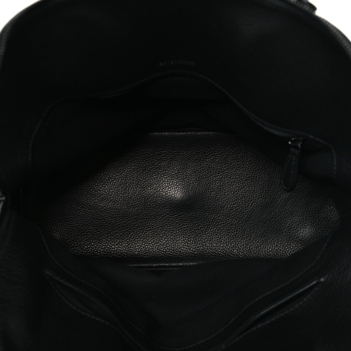 Supple Calfskin Ville Top Handle Bag Black